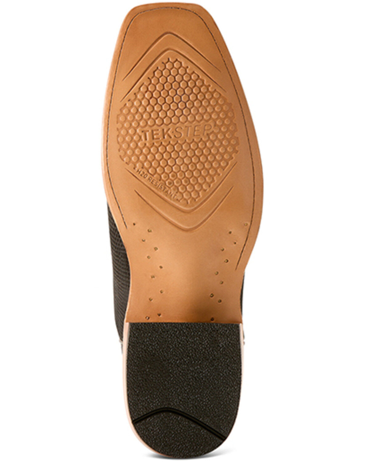 Image #5 - Ariat Men's Futurity Relentless Gold Rush Exotic Lizard Western Boots - Square Toe, Black, hi-res