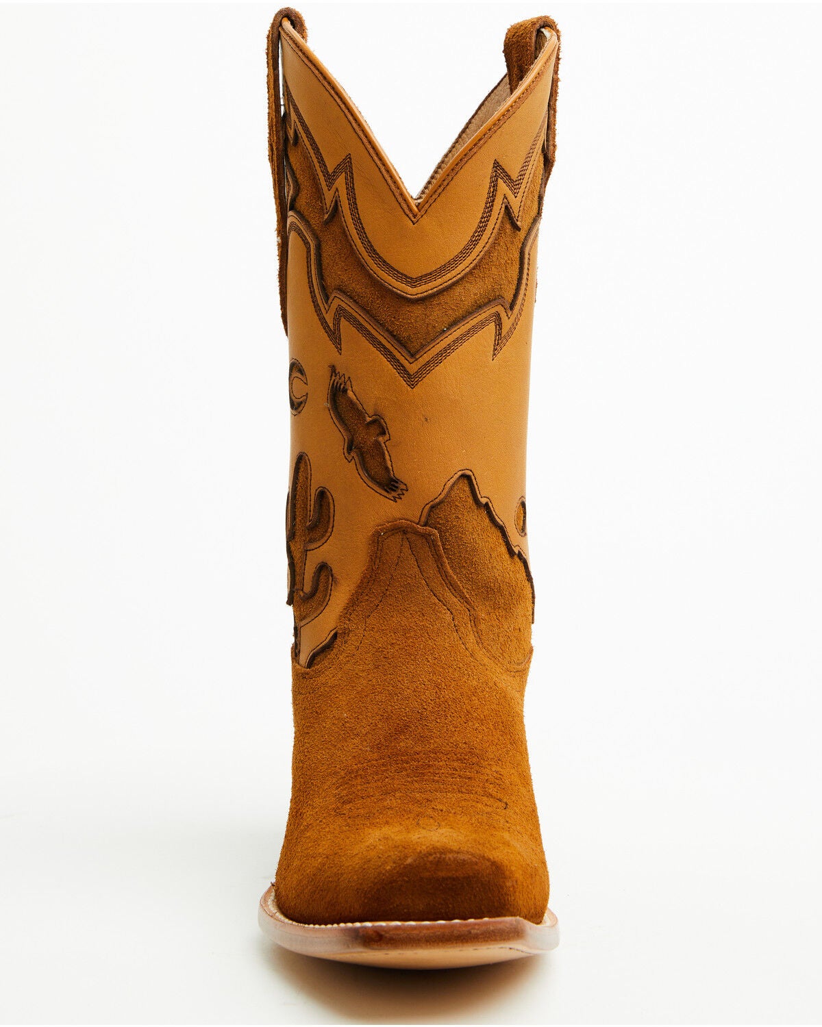 Image #4 - Moonshine Spirit&reg; Men's Eden Roughout Western Boots - Square Toe, Cognac, hi-res