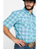 Image #4 - Wrangler 20X Men's Advanced Comfort Plaid Print Long Sleeve Western Shirt, , hi-res