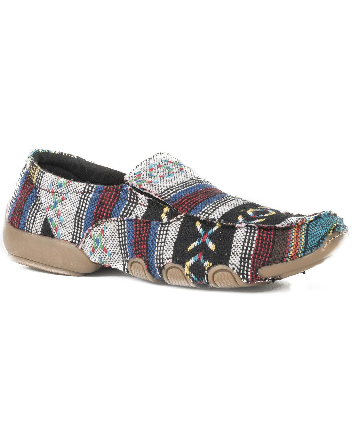 Roper Women's Southwest Liza Driving Mocs, Multi, hi-res