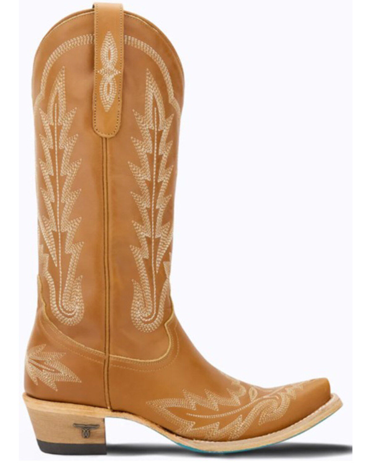 Image #2 - Lane Women's Lexington Western Boots - Snip Toe, Lt Brown, hi-res