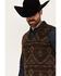 Image #2 - Cody James Men's Dakota Jaquard Southwestern Button-Down Vest, Dark Brown, hi-res