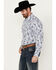 Image #2 - Rodeo Clothing Men's Floral Paisley Print Long Sleeve Pearl Snap Western Shirt, , hi-res