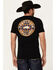 Image #1 - Pendleton Men's Boot Barn Exclusive Bison Harding Logo Short Sleeve Graphic T-Shirt, Black, hi-res