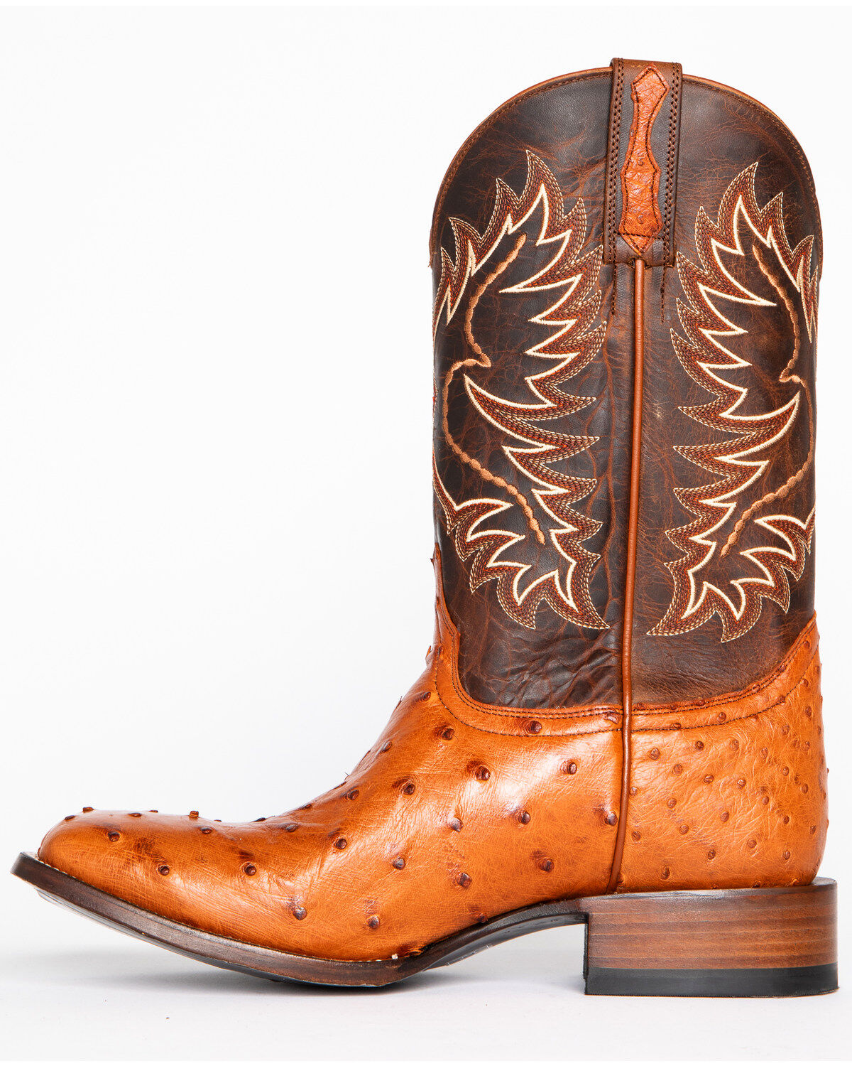 Image #3 - Cody James Men's Full Quill Ostrich Exotic Boots - Square Toe , , hi-res