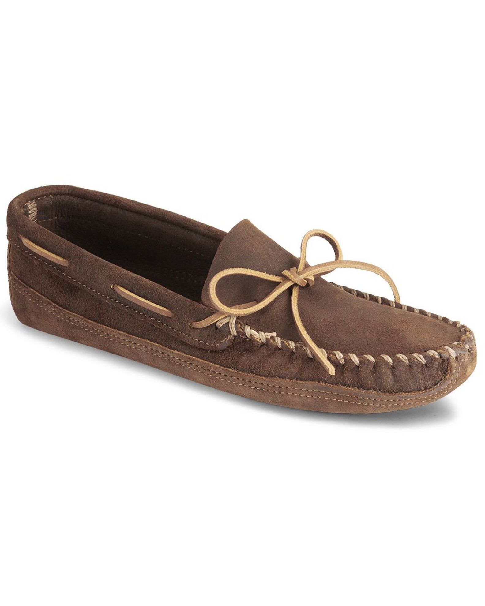 Minnetonka moccasins on sale double bottom softsole