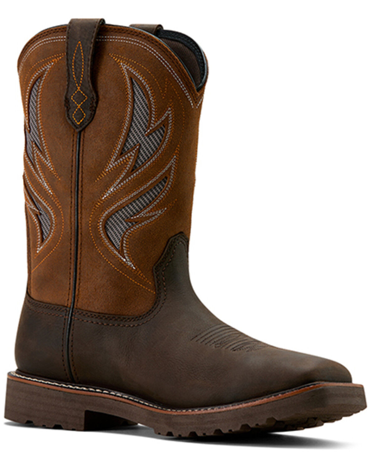 Image #1 - Ariat Men's Activator VentTEK Waterproof Work Boots - Soft Toe, Dark Brown, hi-res