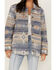 Idyllwind Women's Sanford Whip Stitch Blanket Jacket, Dark Blue, hi-res