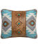 Image #1 - Carstens Home Wrangler Mesa Daybreak Diamonds Throw Pillow, Blue, hi-res