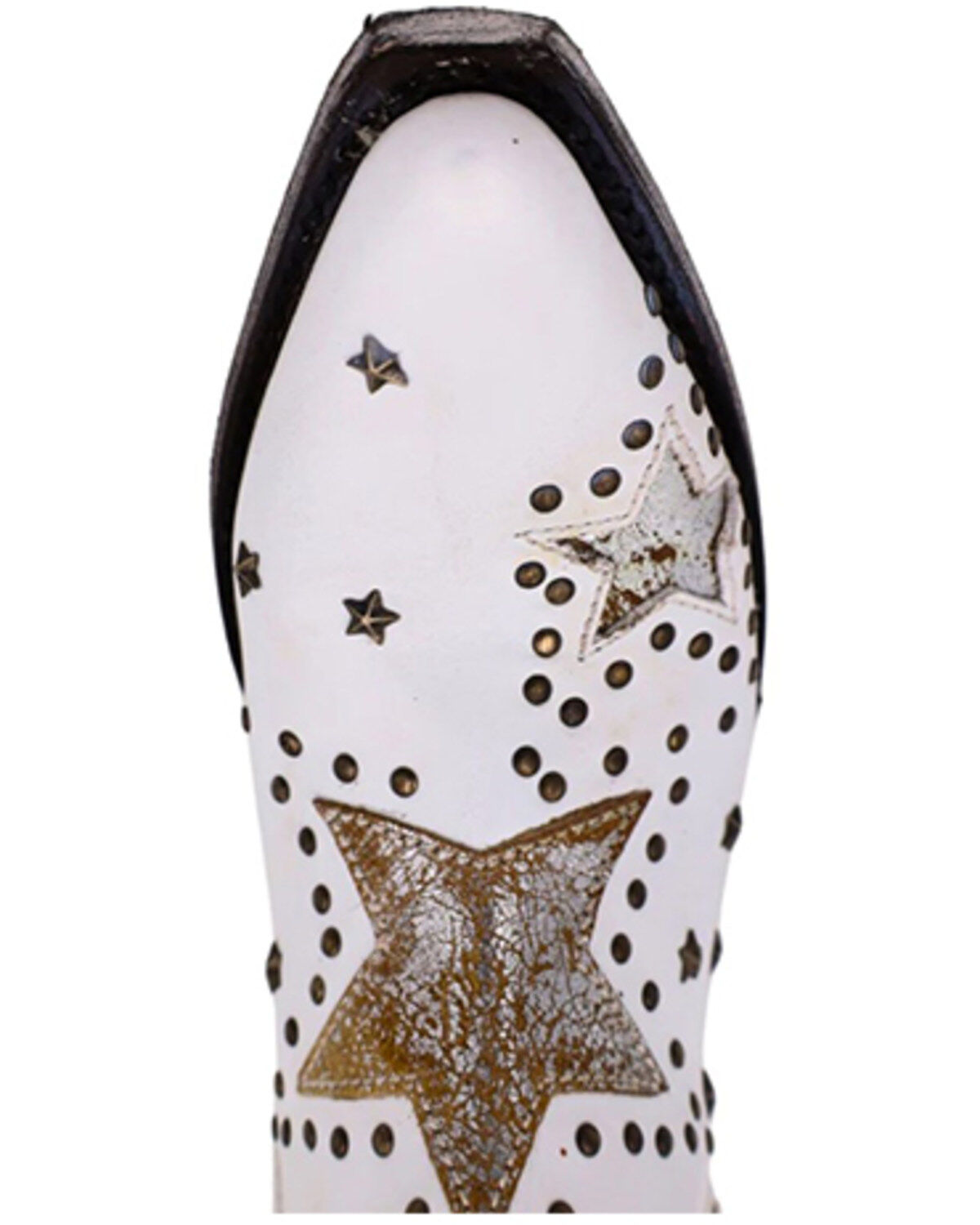 Image #6 - Caborca Silver by Liberty Black Women's A Star is Born Zippered Booties - Snip Toe, White, hi-res