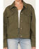 Image #3 - Unpublished Denim Women's Anita Oversized Jacket, Green, hi-res