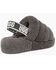 UGG Women's Fluff Yeah Slide Slippers, Charcoal, hi-res