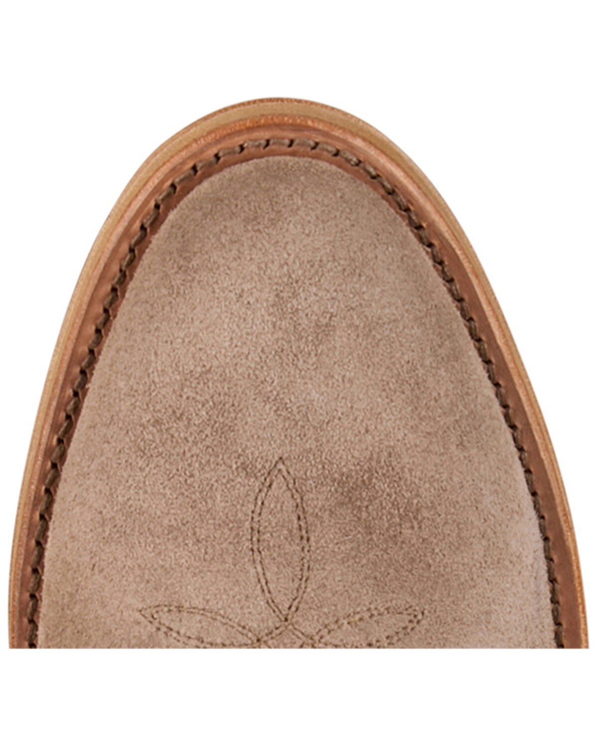 Image #6 - Tony Lama Men's Plano Suede Western Boots - Round Toe, Taupe, hi-res