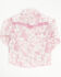 Image #3 - Cowgirl Hardware Toddler Girls' Cowhide Print Long Sleeve Snap Western Shirt, Pink, hi-res