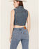 Image #4 - Levi's Women's Utility Trucker Denim Vest, Blue, hi-res