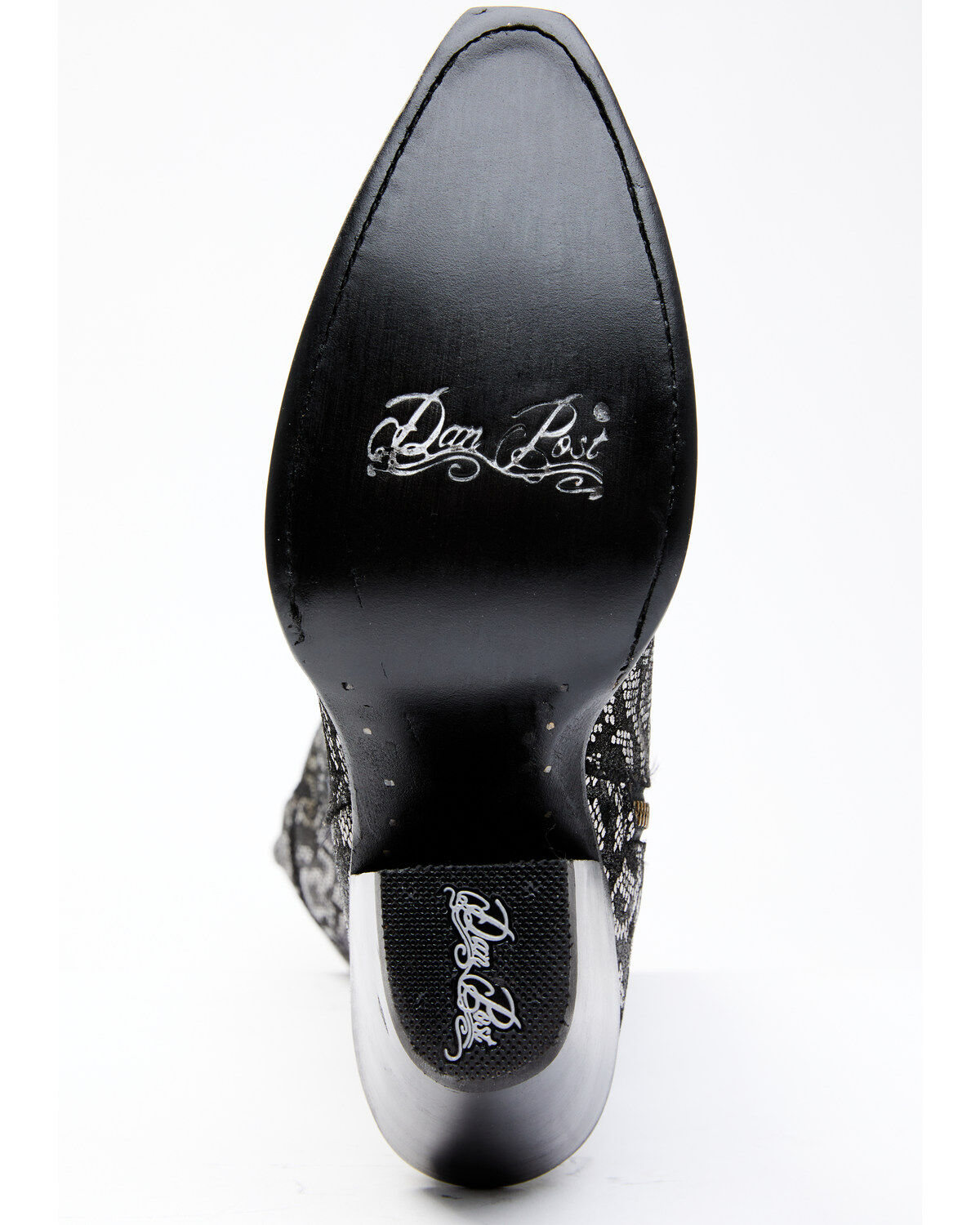 Image #7 - Dan Post Women's Black Snake Print Western Boots - Snip Toe, , hi-res
