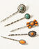 Image #2 - Shyanne Women's Concho Bobby Pins - 5 Piece, Silver, hi-res