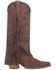 Image #2 - Dingo Women's Spirit Trail Fringe Tall Western Boots - Round Toe, Brown, hi-res