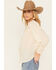 Image #2 - Bila Women's Long Sleeve Embroidered Peasant Top, Natural, hi-res