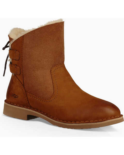 UGG Women's Chestnut Naiyah Classic Boots - Round Toe , Chestnut, hi-res