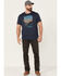 Image #2 - Brothers and Sons Men's Navy Ozark National Forest Graphic Short Sleeve T-Shirt, Navy, hi-res