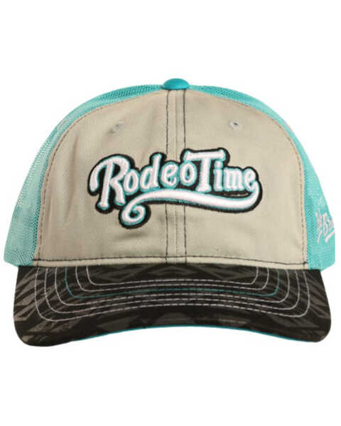 Dale Brisby Men's Rodeo Time Embroidered Mesh-Back Trucker Cap , Grey, hi-res