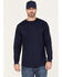 Image #1 - Cody James Men's FR Range Cowboys Graphic Long Sleeve Work T-Shirt, Navy, hi-res