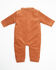 Image #3 - Rylee & Cru Infant Boys' Corduroy Baby Jumpsuit, Rust Copper, hi-res