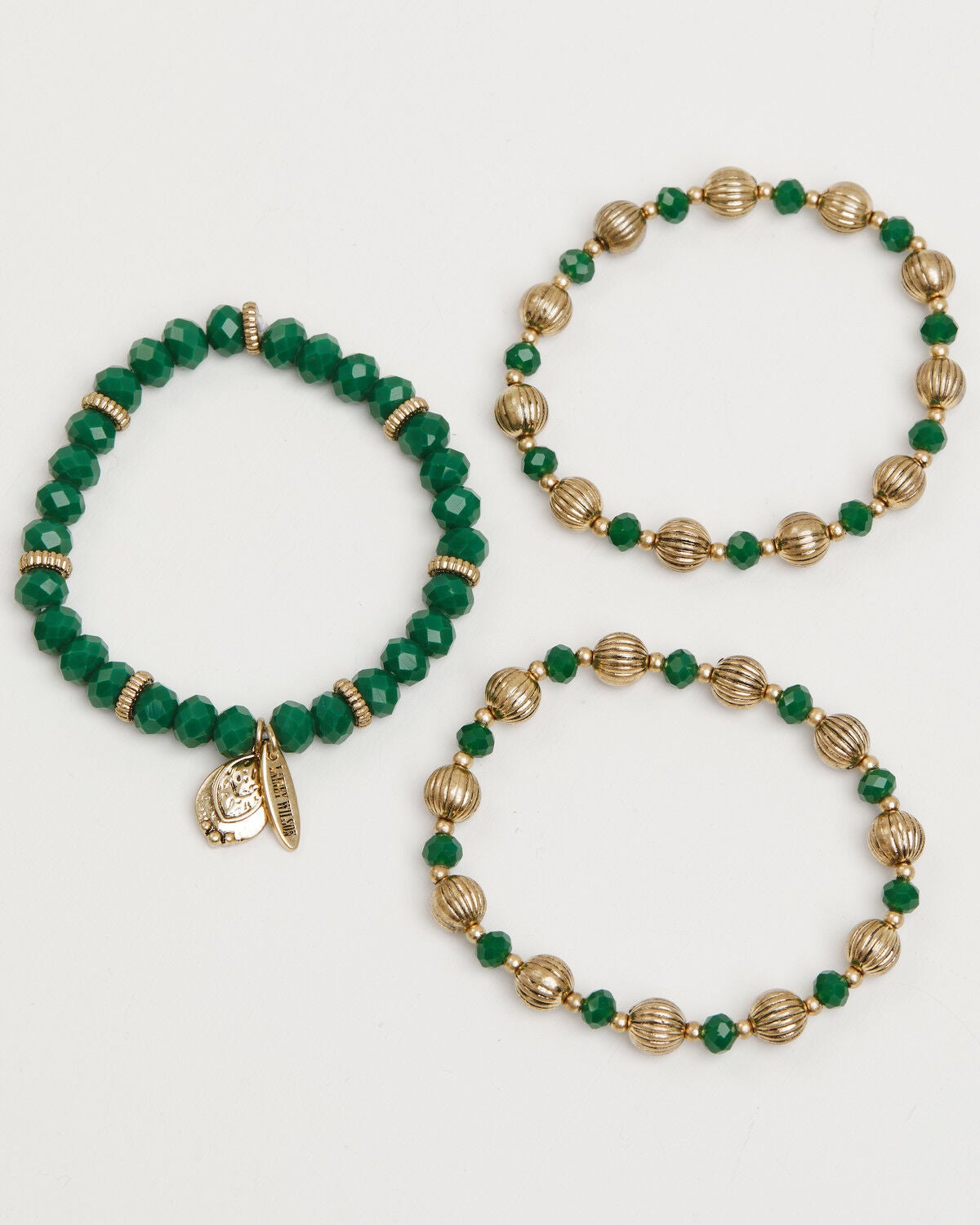 Image #1 - Lainey Wilson Women's Beaded Bracelet, Gold, hi-res