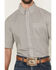 Image #3 - George Strait by Wrangler Men's Geo Print Short Sleeve Button-Down Stretch Western Shirt, Grey, hi-res
