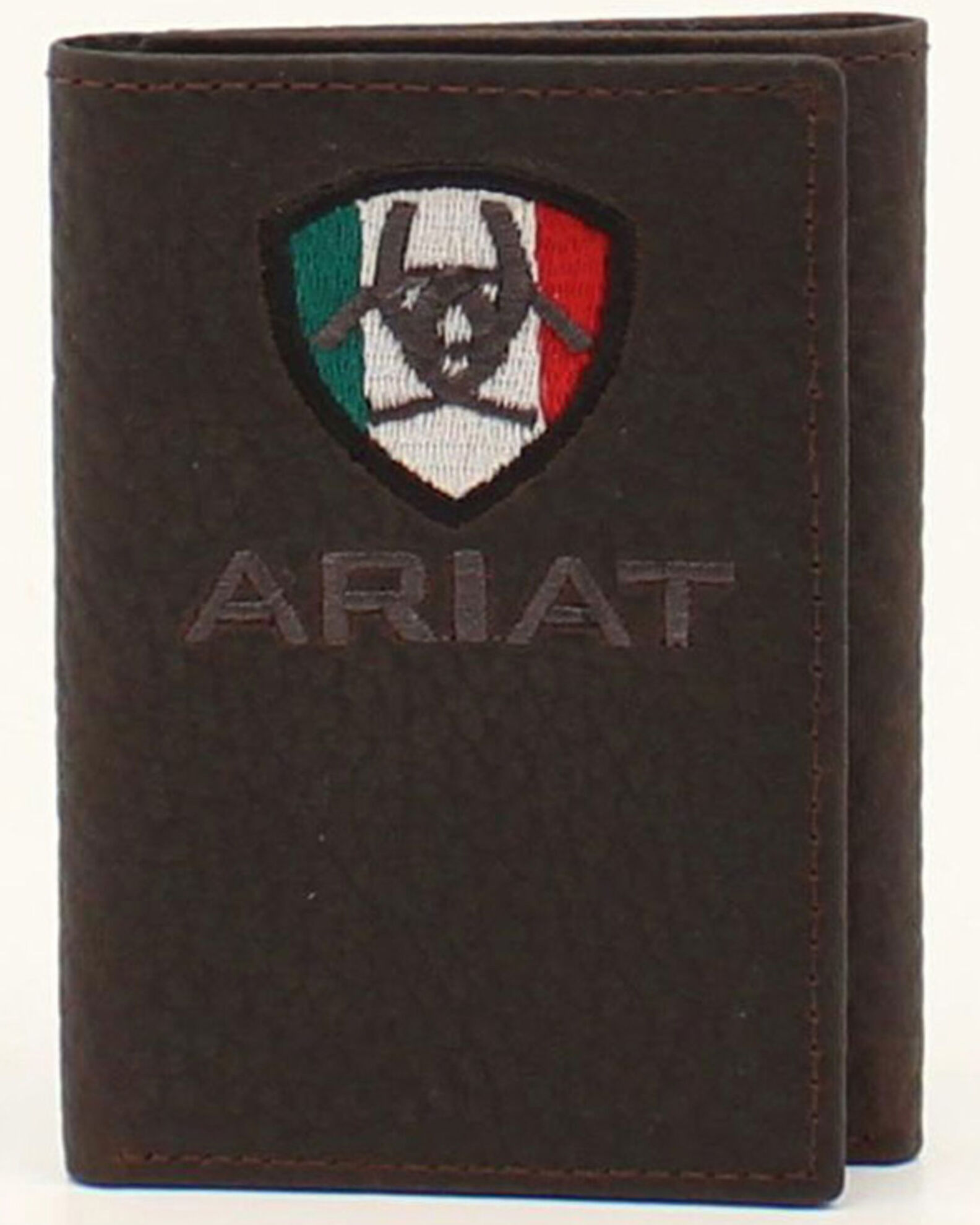 Ariat Men s Mexican Flag Trifold Wallet