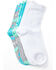 Image #3 - Leg Apparel Kids' 3-Pack Cactus & Hearts Crew Sock Set, Light Blue, hi-res