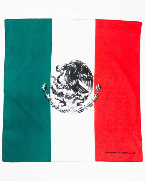 Image #1 - Cody James Men's Mexican Flag Bandana, Multi, hi-res