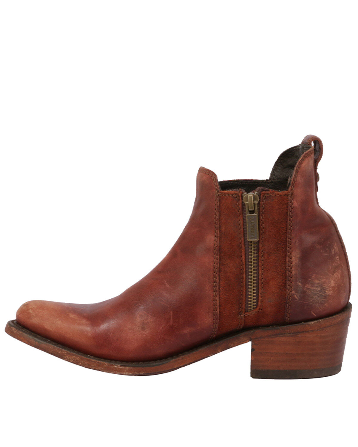Image #3 - Liberty Black Women's Brown Fashion Booties - Round Toe, , hi-res