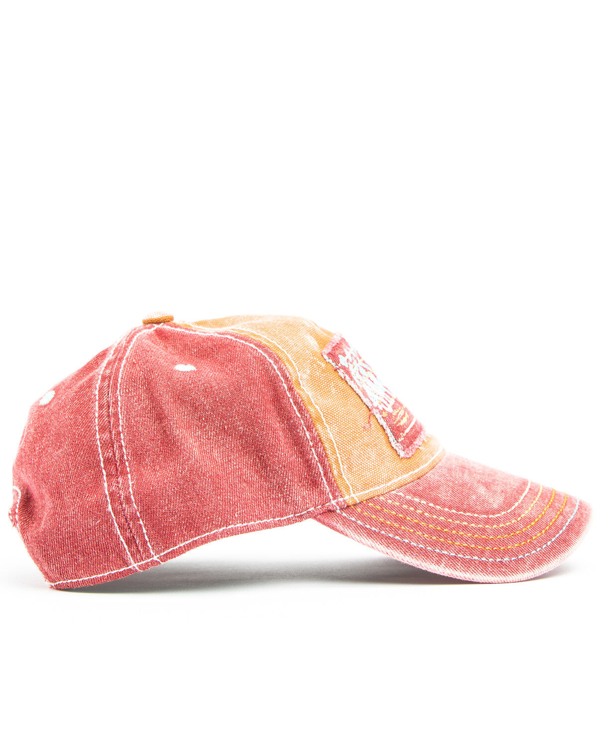 Image #3 - Shyanne Women's Rust Rough Flag Patch Cap , Rust Copper, hi-res