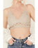 Image #3 - Wishlist Women's Strappy Lace Applique Scallop Lace Bralette, Brown, hi-res