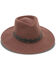 Image #1 - Nikki Beach Women's Rogue Western Felt Rancher Hat, Rust Copper, hi-res
