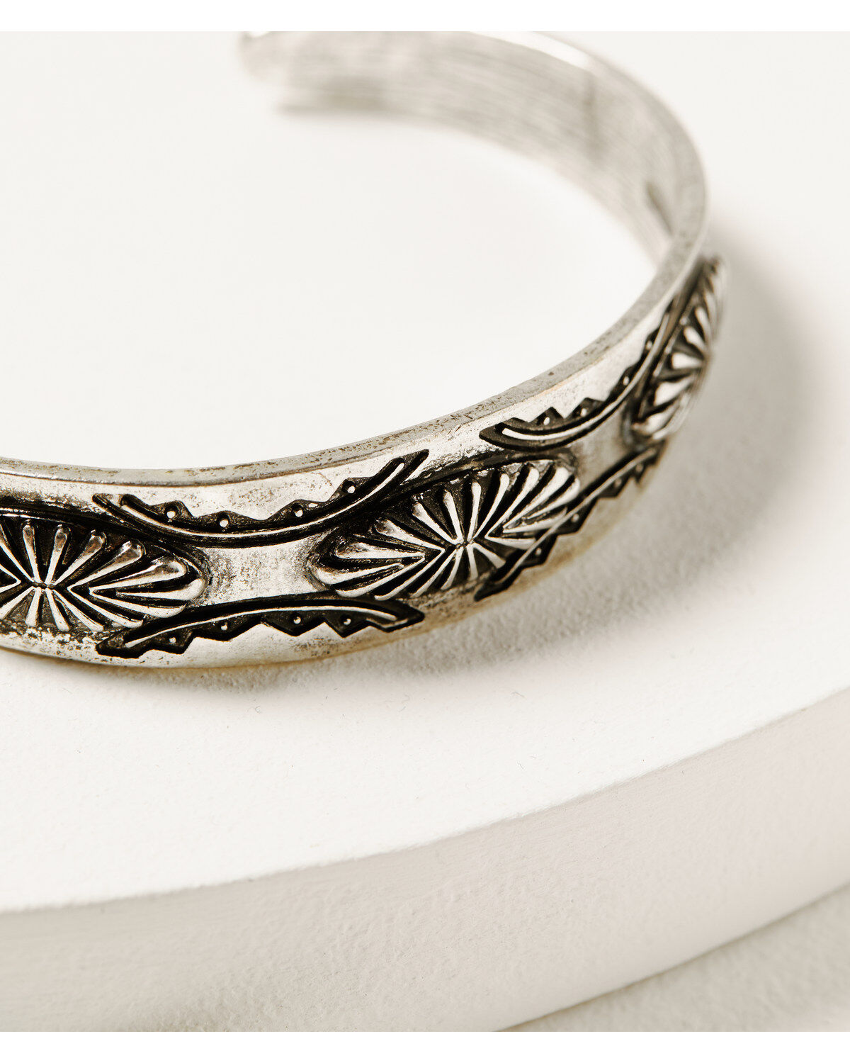 Image #3 - Shyanne Women's Silver & Gold 3-piece Cuff Bracelet Set , Silver, hi-res