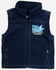 Image #1 - Cowboy Hardware Toddler Boys' Too Tough Vest, Navy, hi-res