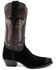 Image #2 - Ferrini Women's Roughrider Western Boots - Snip Toe, Black, hi-res