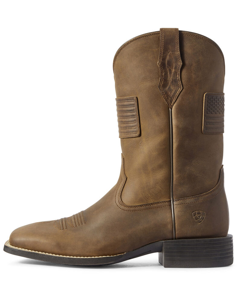 Ariat Men's Sport Patriot II American Flag Western Boots - Wide Square