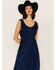 Image #3 - Scully Women's Lace-Up Jacquard Dress, Blue, hi-res