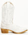 Image #3 - Shyanne Girls' Little Lasy Western Boots - Snip Toe, White, hi-res