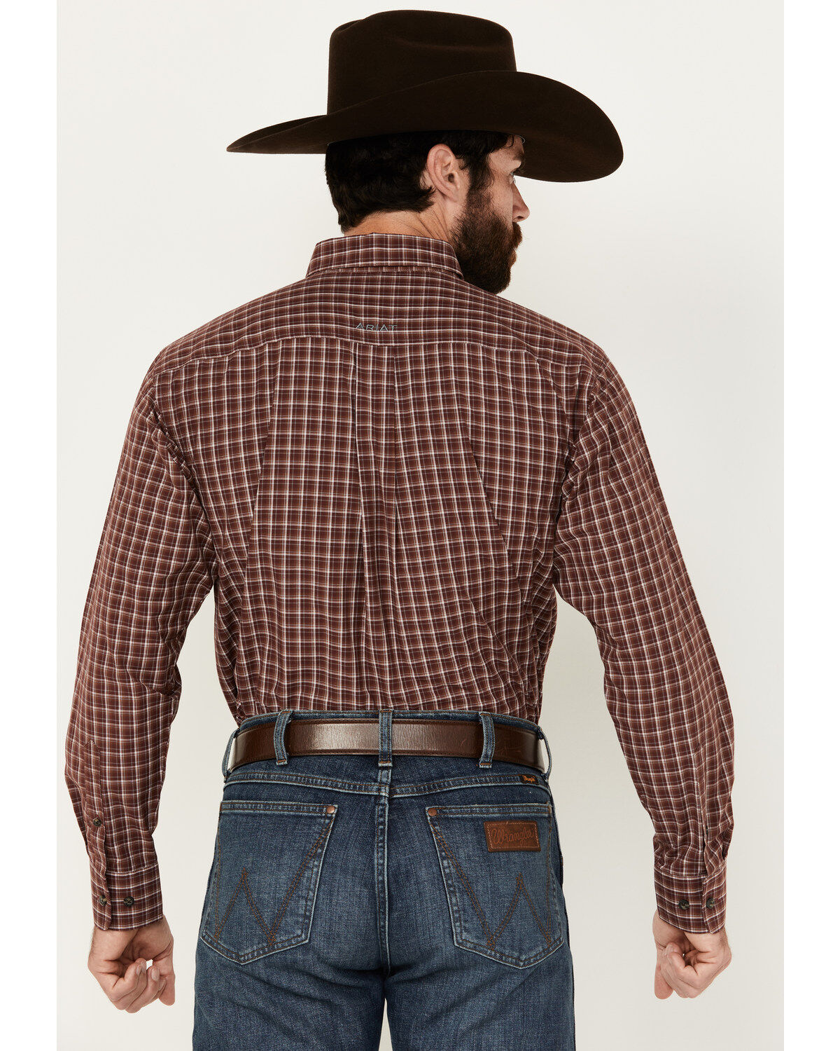 Product Name:  Ariat Men's Nicco Plaid Print Long Sleeve Button-Down Performance Shirt