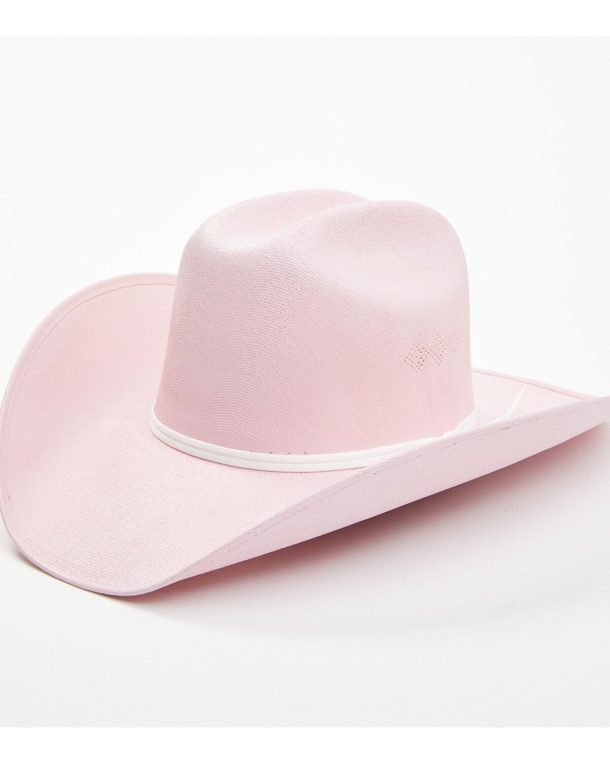 Shyanne Girls' Fit To Be Tied Straw Cowboy Hat, Pink, hi-res