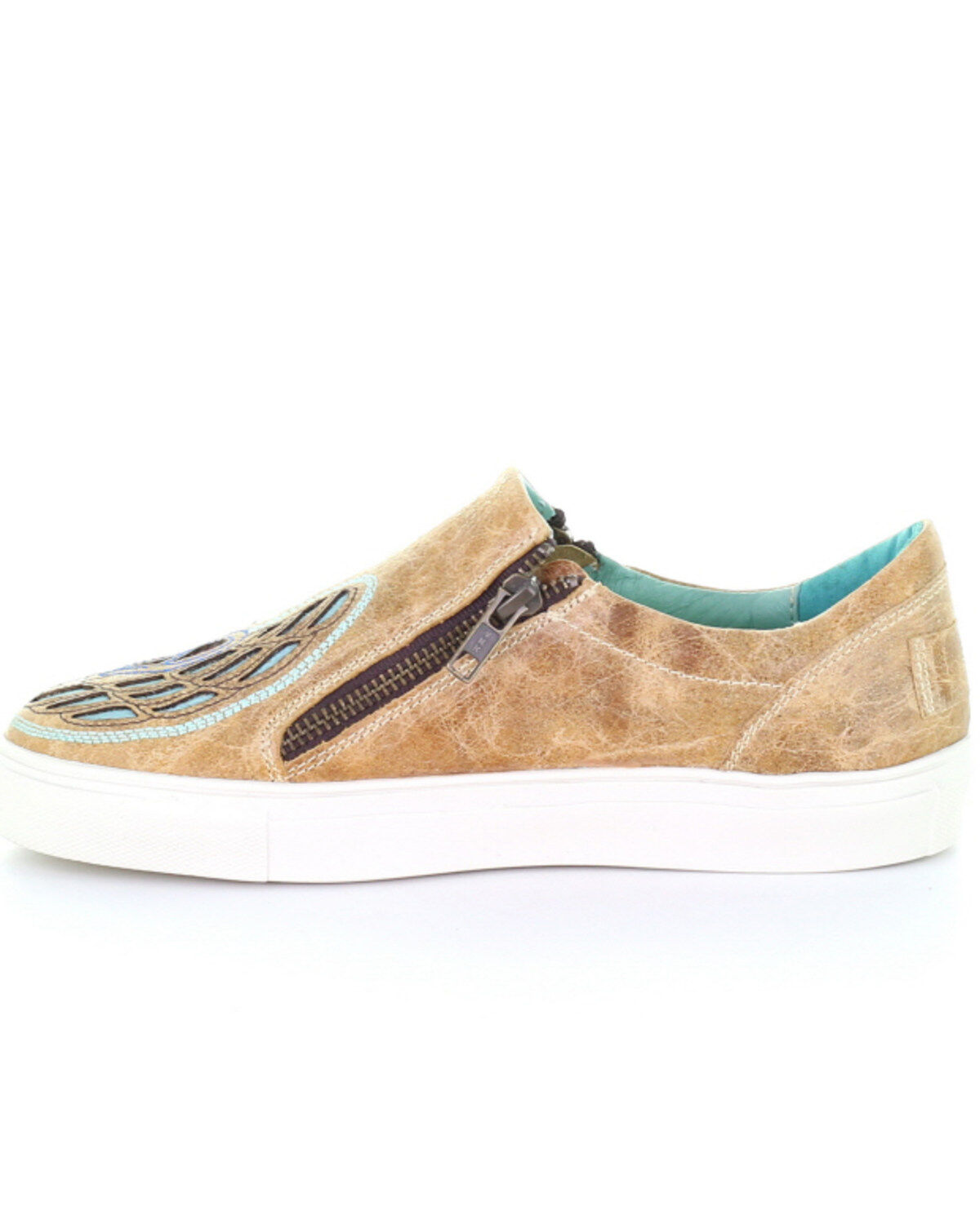 Image #3 - Corral Women's Straw Heart & Wings Inlay Shoes, , hi-res