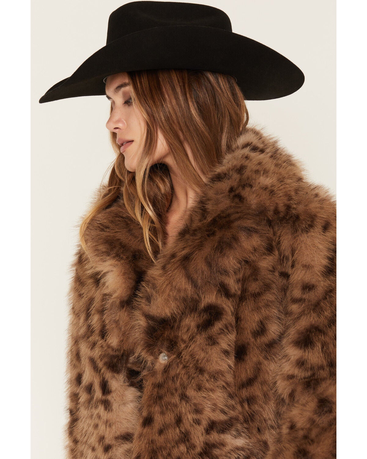 Image #2 - Shyanne Women's Leopard Print Faux Fur Coat, Cheetah, hi-res