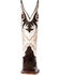 Image #4 - Hondo Boots Men's Spanish Shoulder Western Boots - Broad Square Toe, Chocolate, hi-res