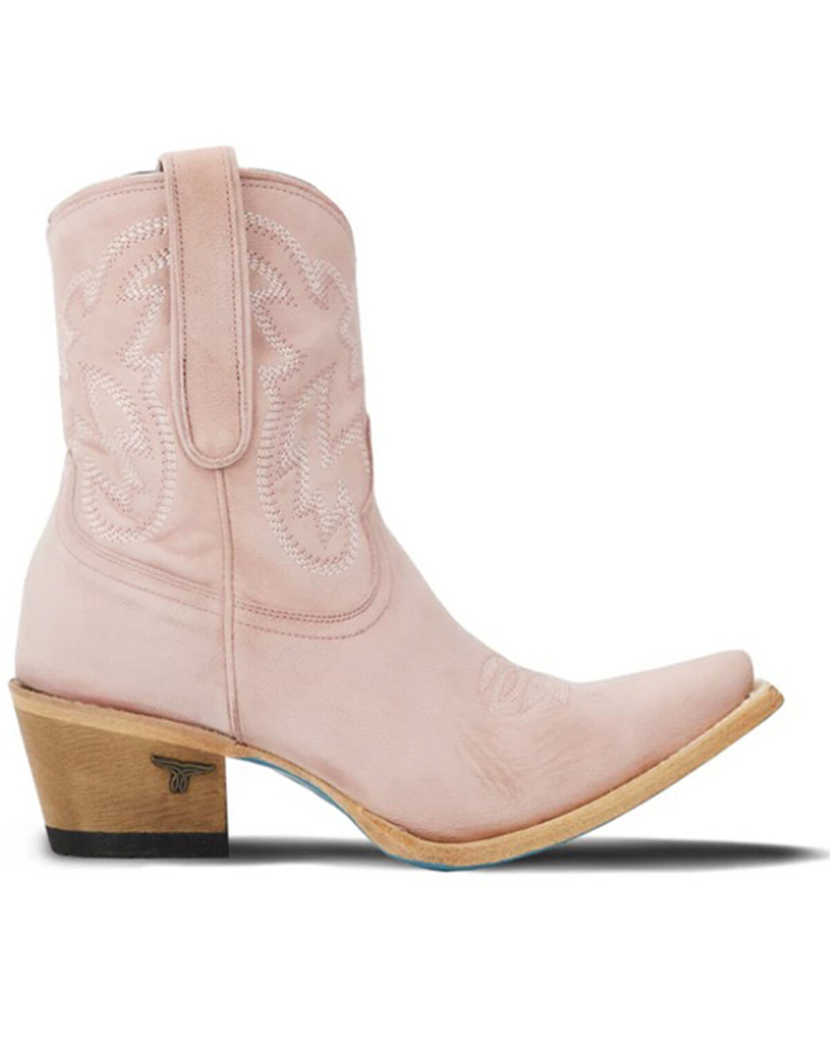 Image #2 - Lane Women's Smokeshow Western Booties - Snip Toe, Blush, hi-res