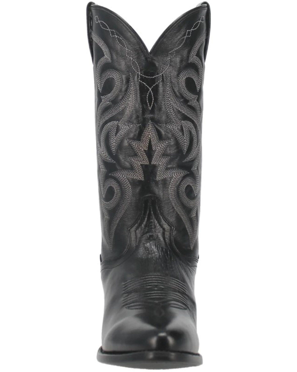 Image #4 - Dan Post Men's Mignon Western Boots - Round Toe, Black, hi-res